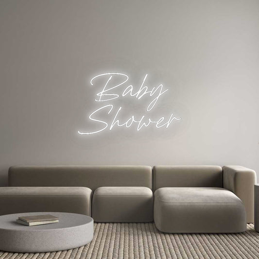 Custom Neon: Baby
Shower