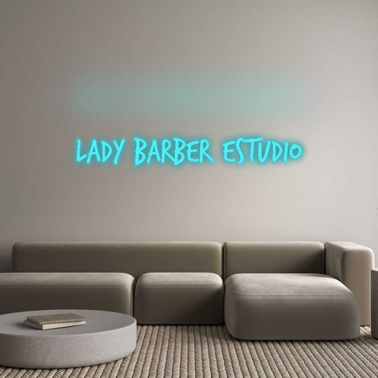 Custom Neon: Lady Barber E...