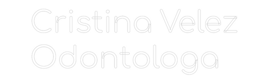 Custom Neon: Cristina Vele...