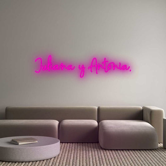 Custom Neon: Juliana y Ant...