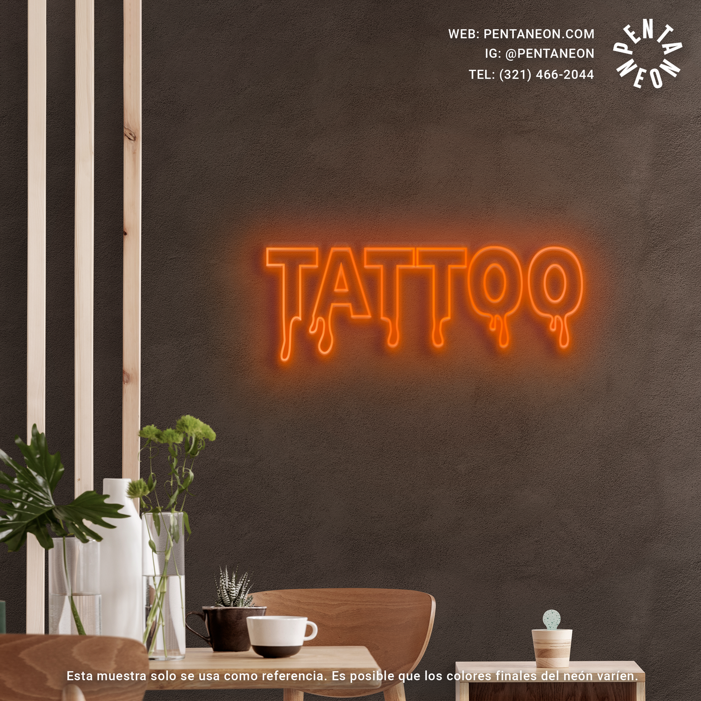 Tattoo en Neón LED