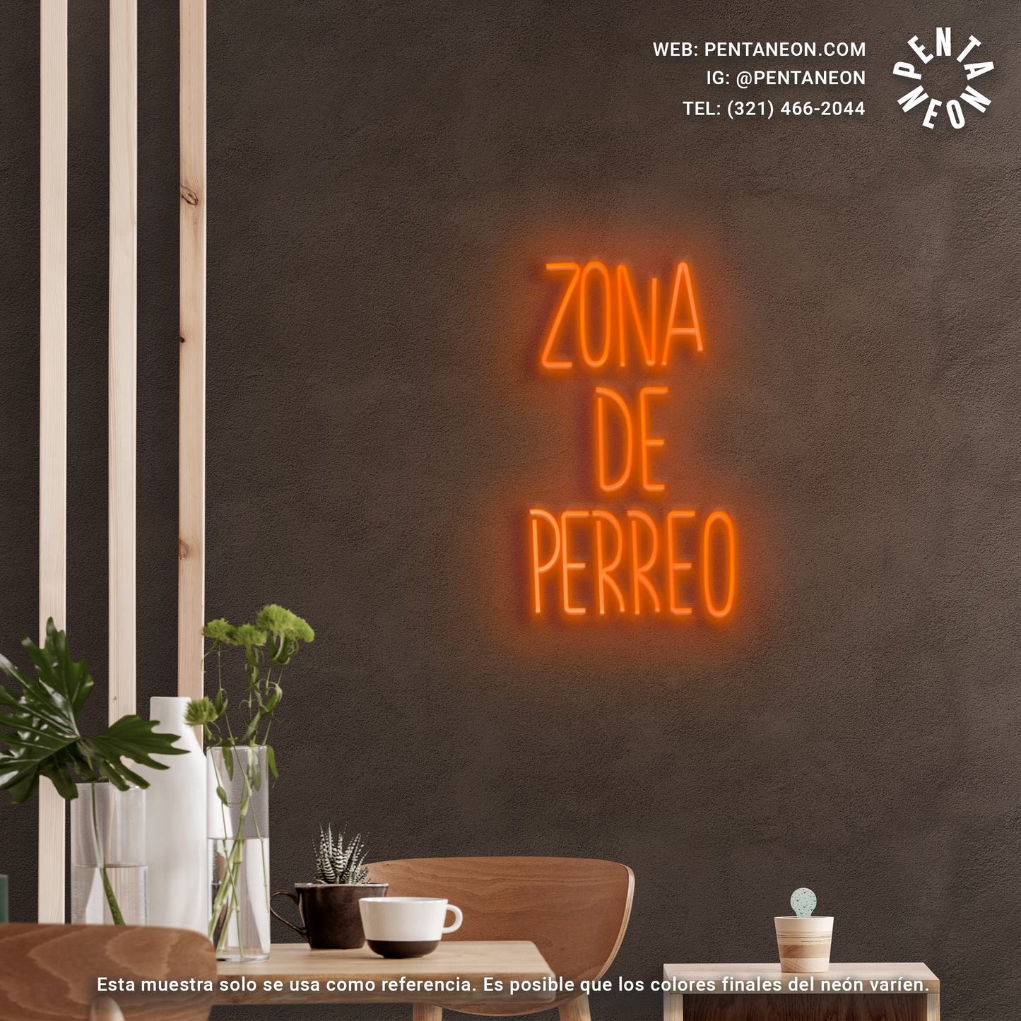 Zona de Perreo en Neón LED