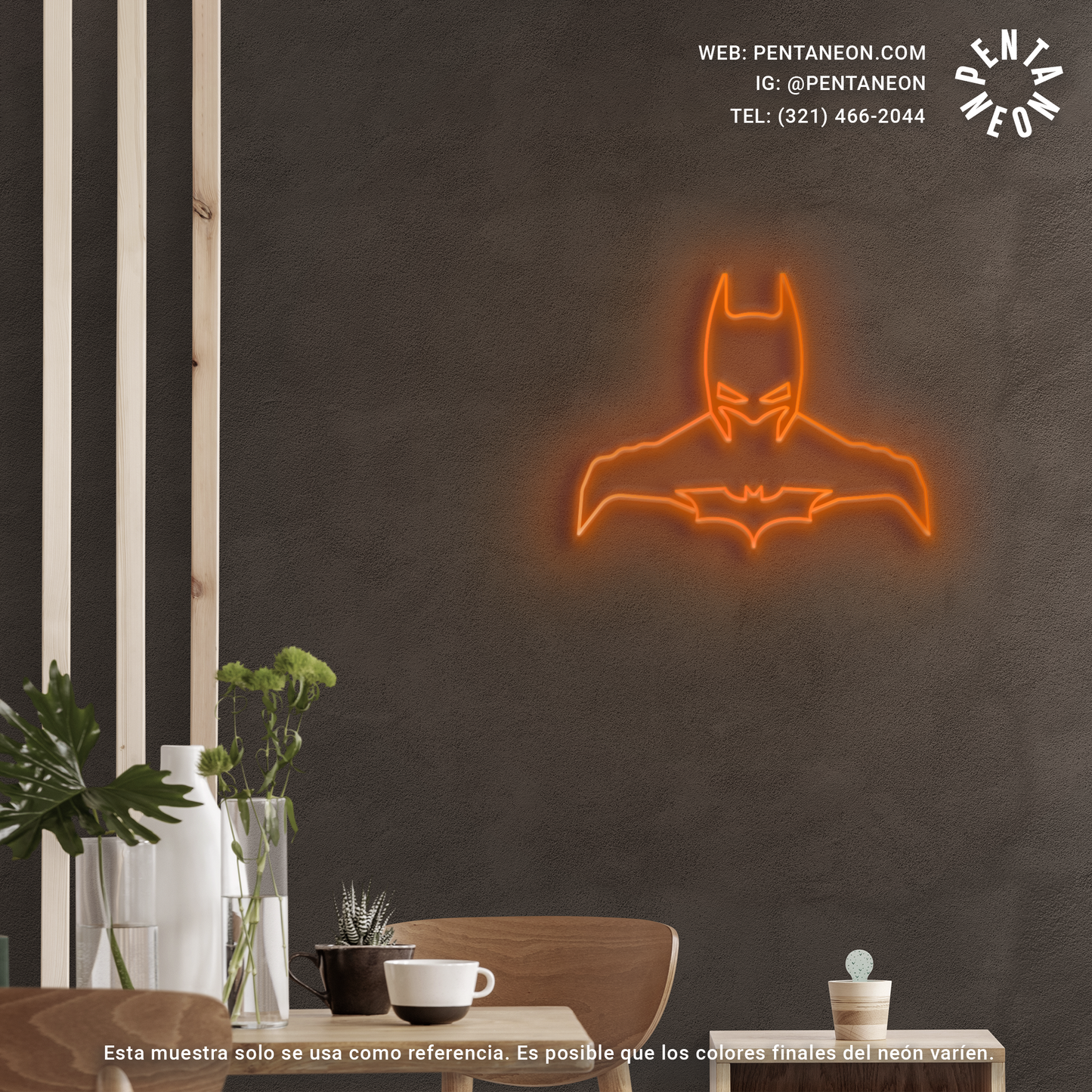 Batman en Neón LED