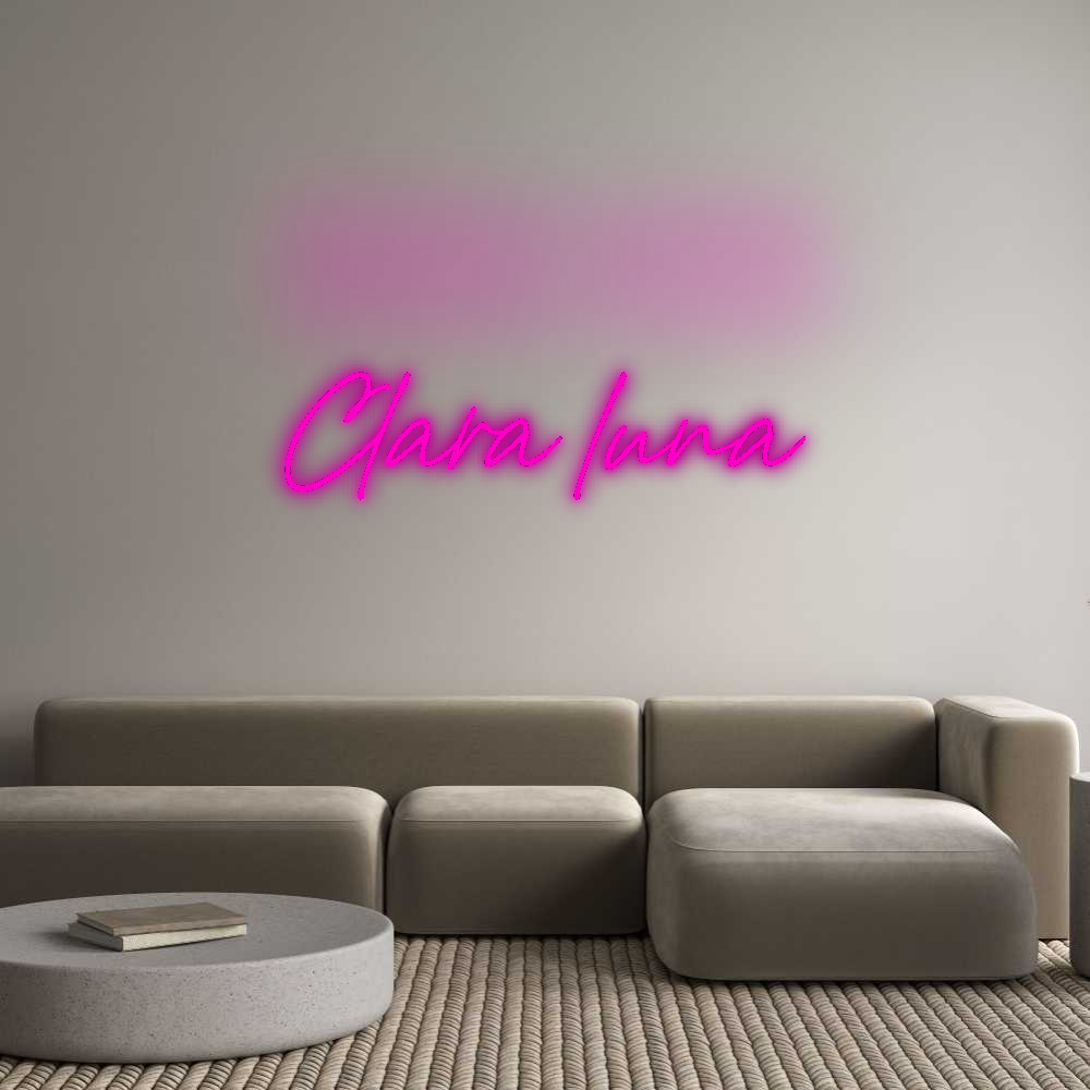 Custom Neon: Clara luna