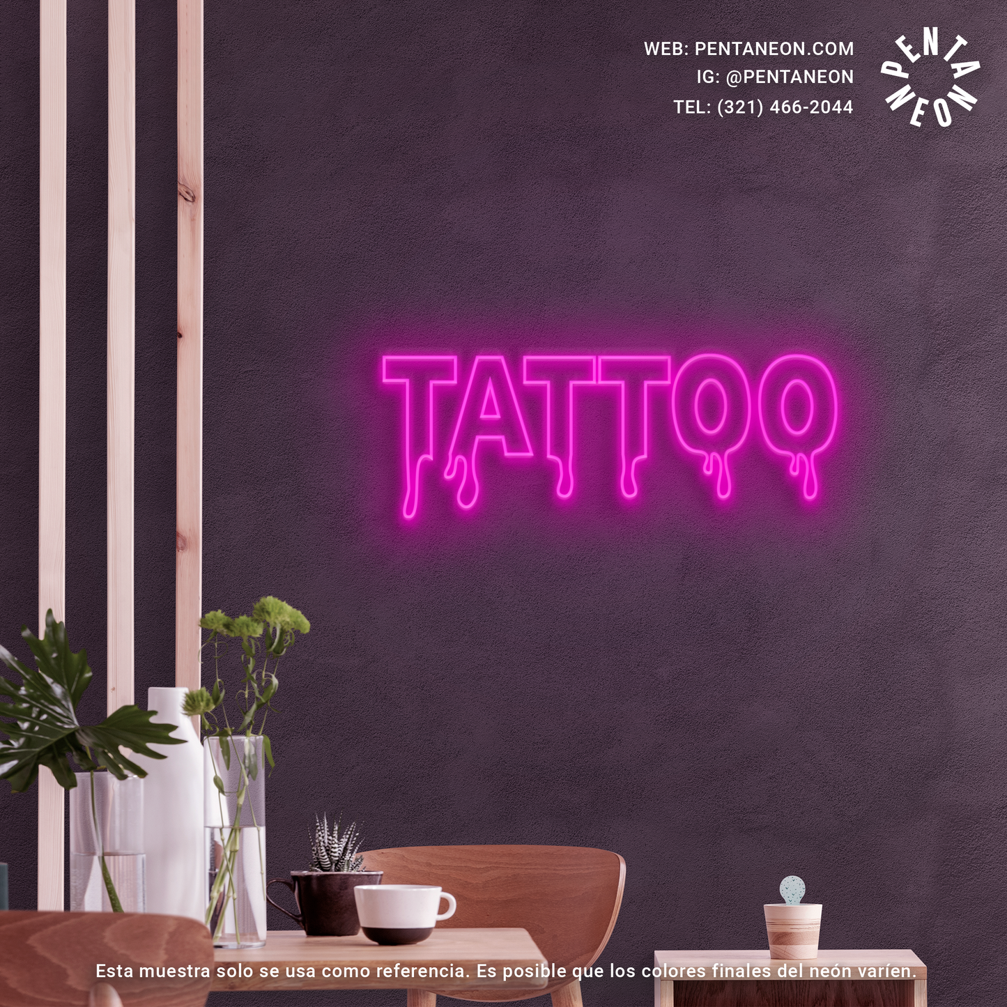 Tattoo en Neón LED