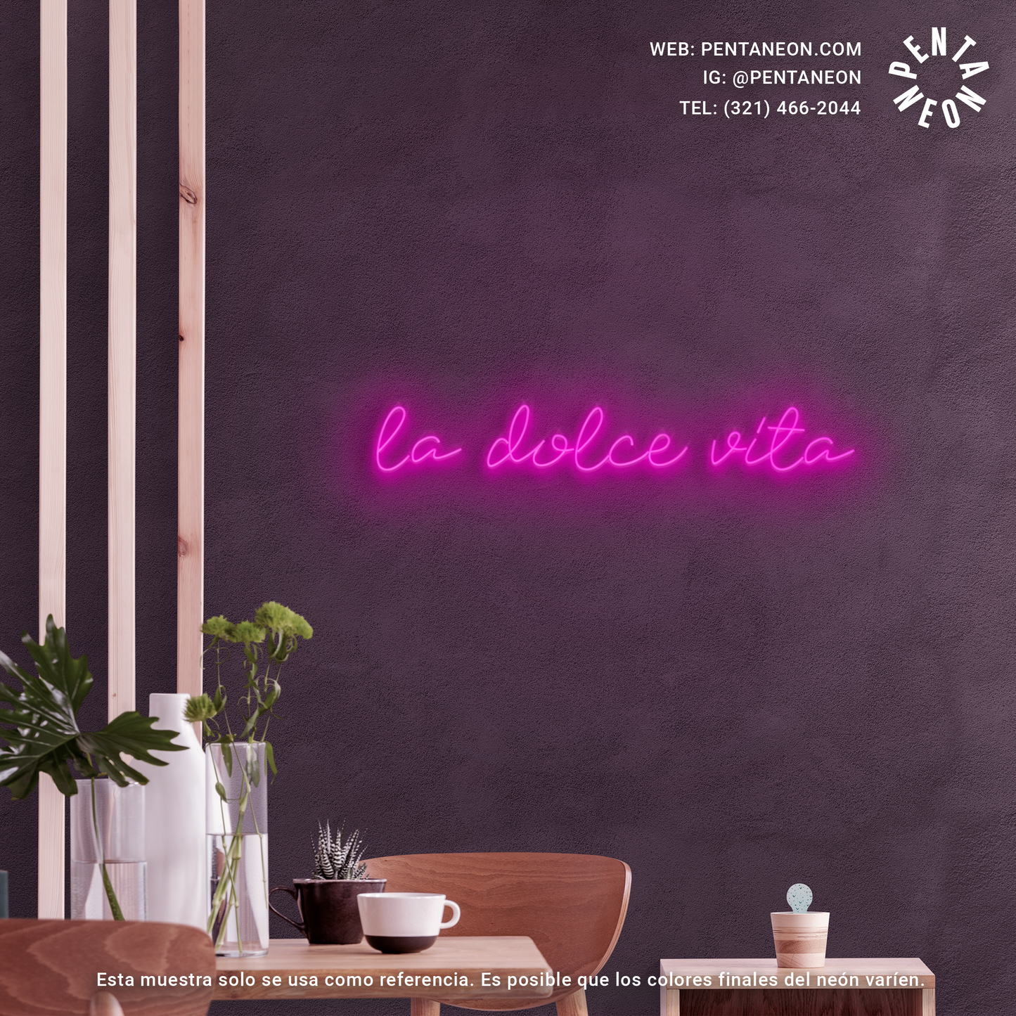 La Dolce Vita en Neón LED