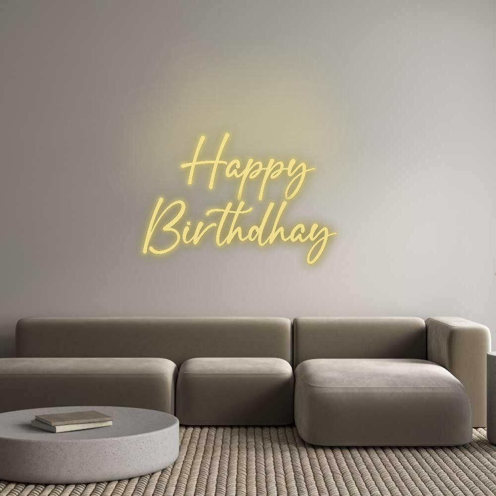 Custom Neon: Happy
Birthd...