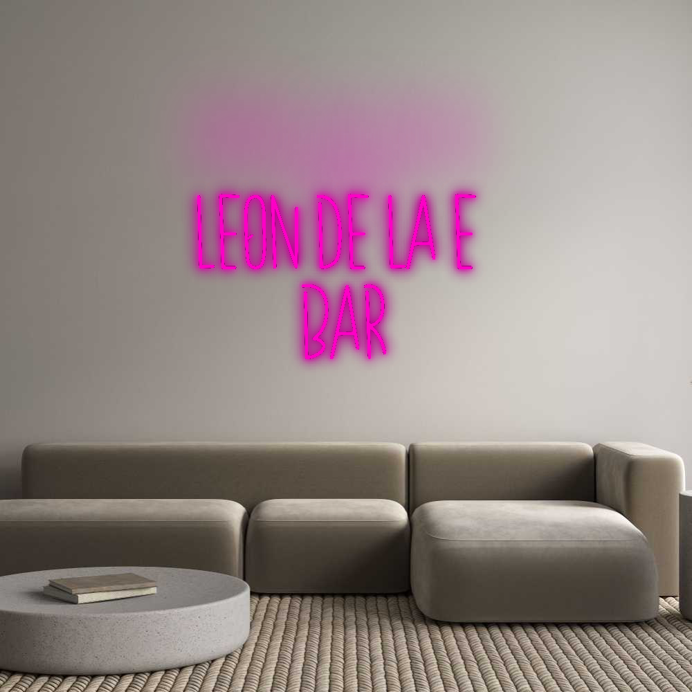 Custom Neon: León De La E ...