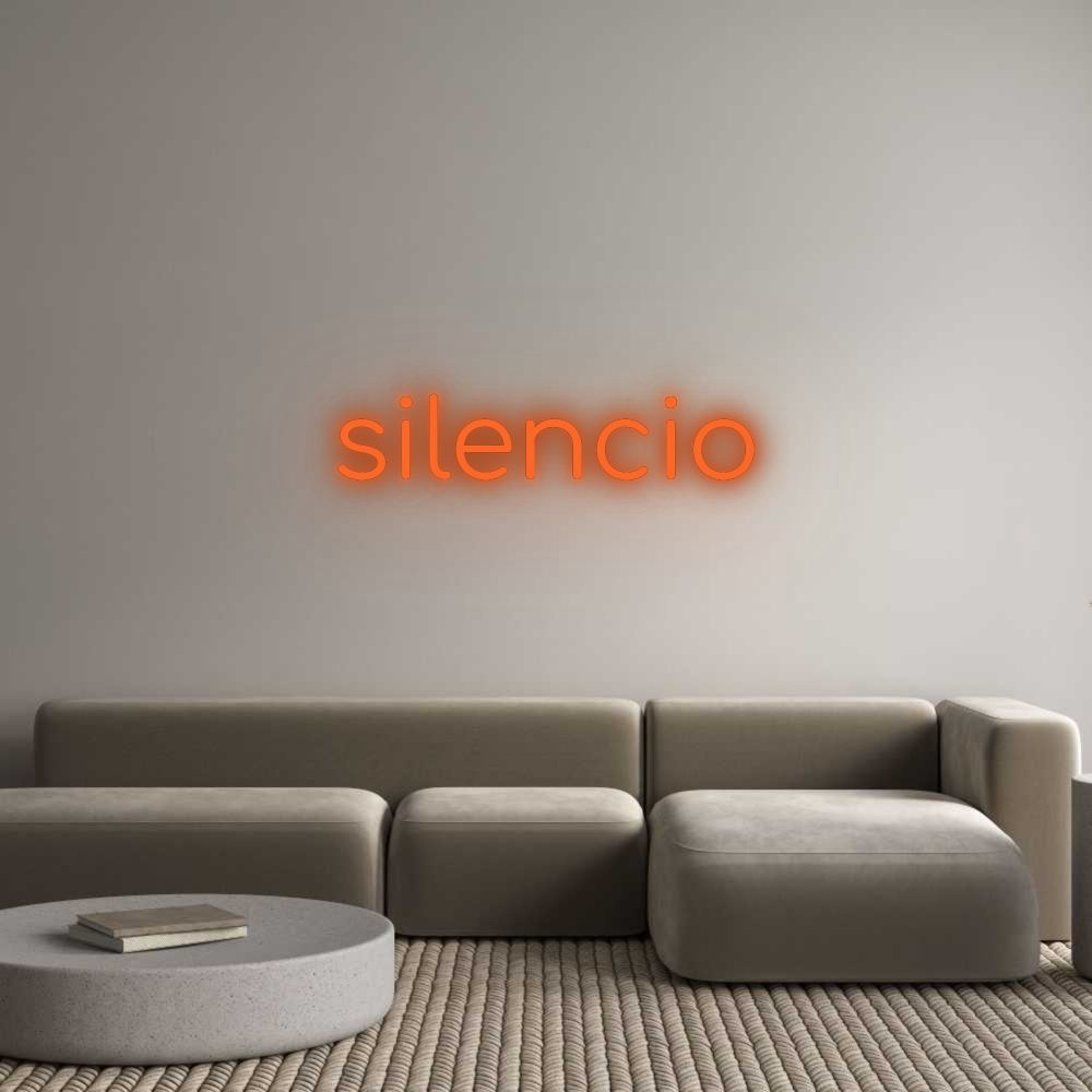 Custom Neon: silencio