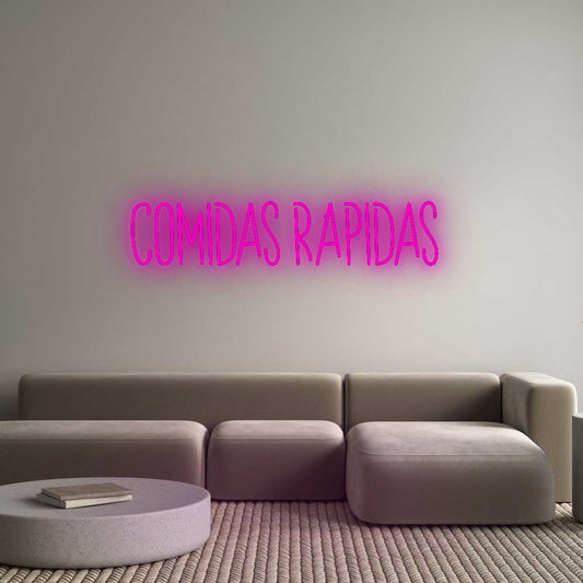 Custom Neon: COMIDAS RÁPID...