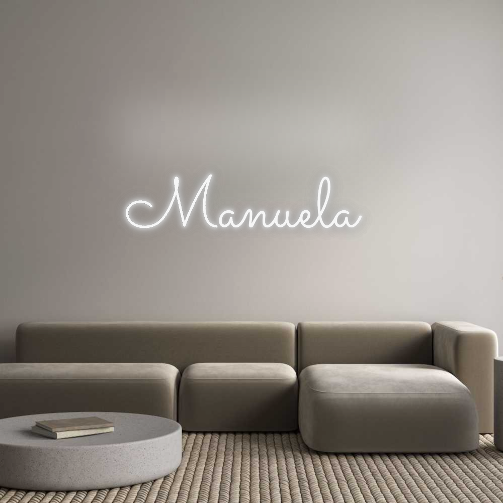 Custom Neon: Manuela