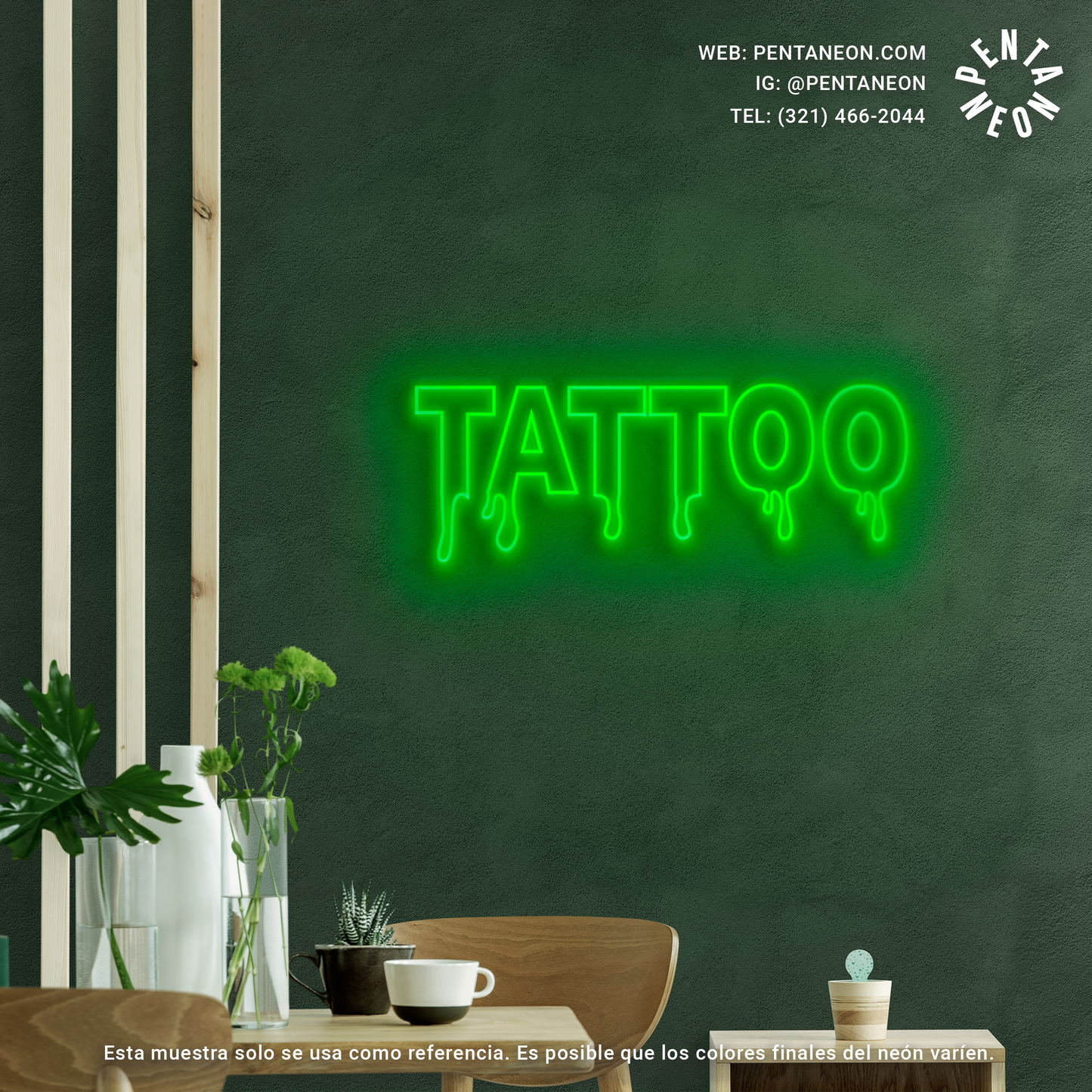 Tattoo en Neón LED