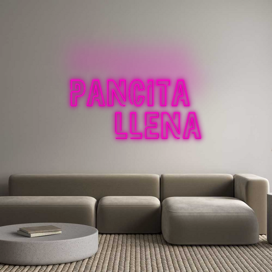 Custom Neon: Pancita 
Llena