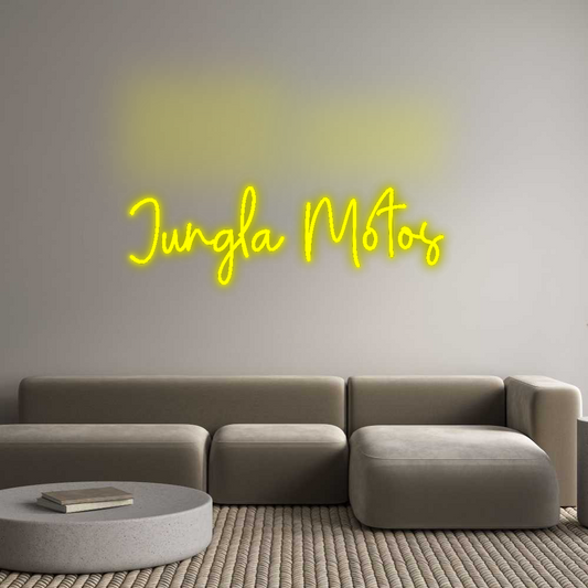 Custom Neon: Jungla Motos