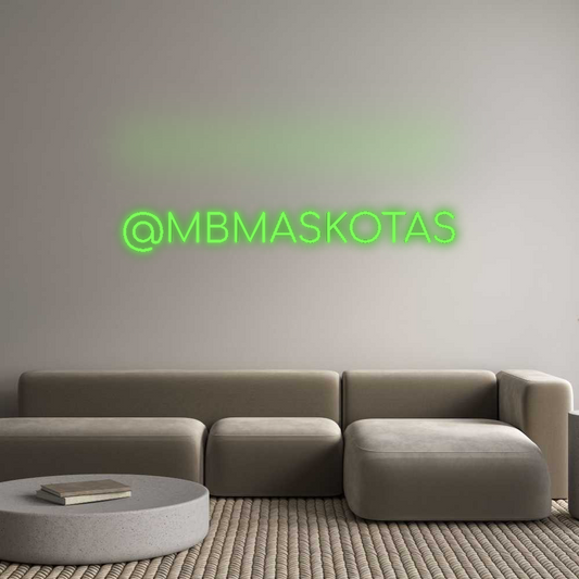 Custom Neon: @MBMASKOTAS