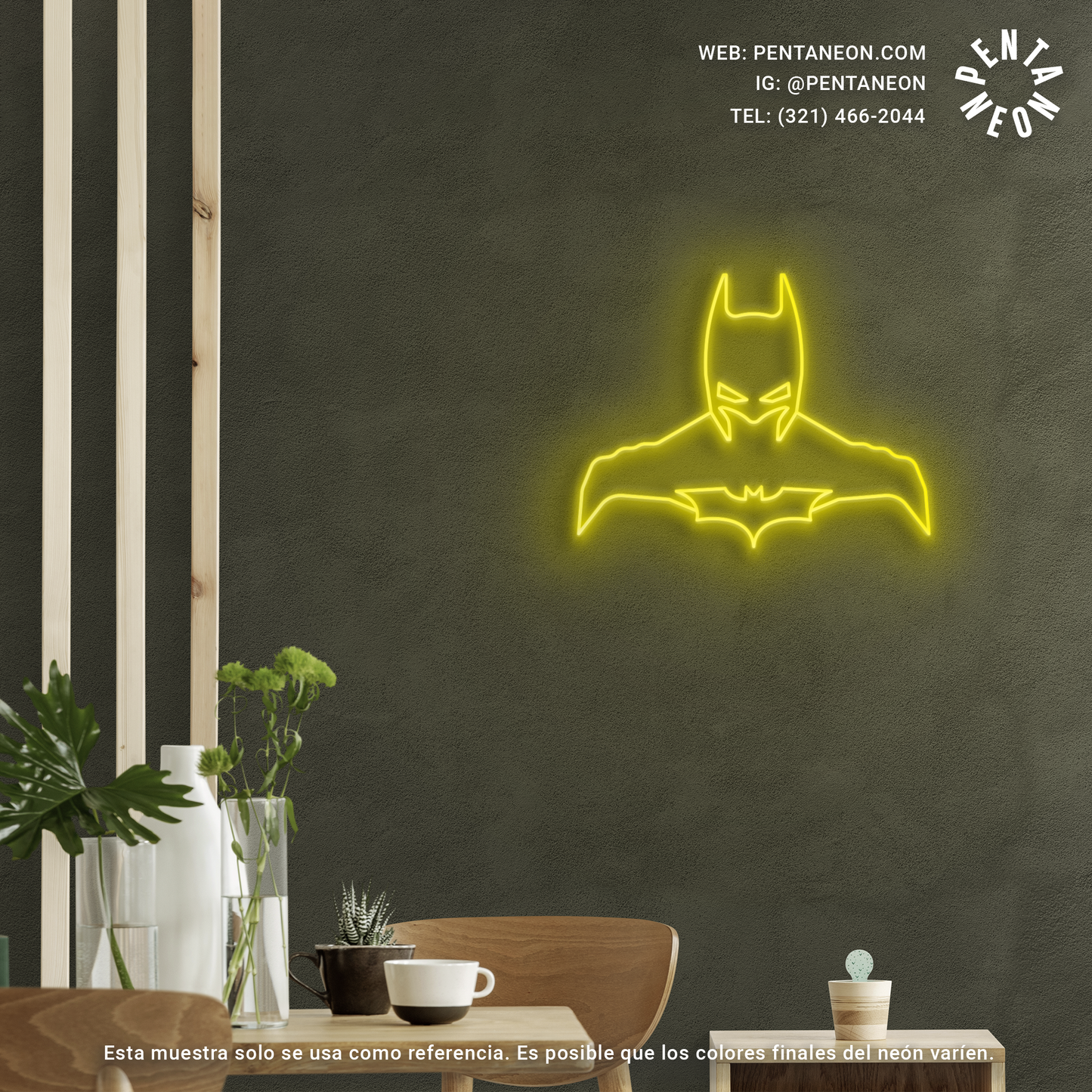 Batman en Neón LED