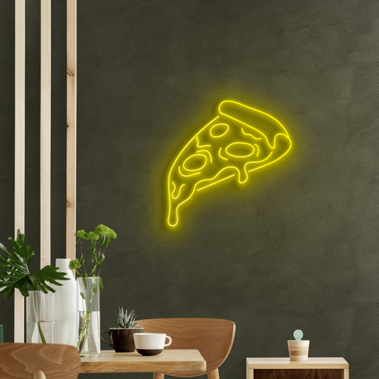 Pizza en Neón LED