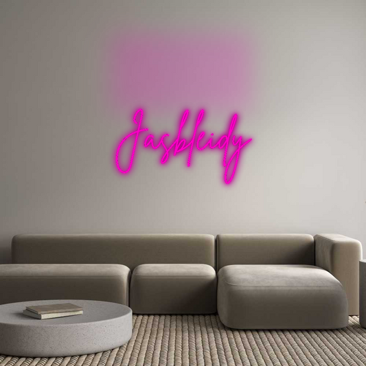 Custom Neon: Jasbleidy