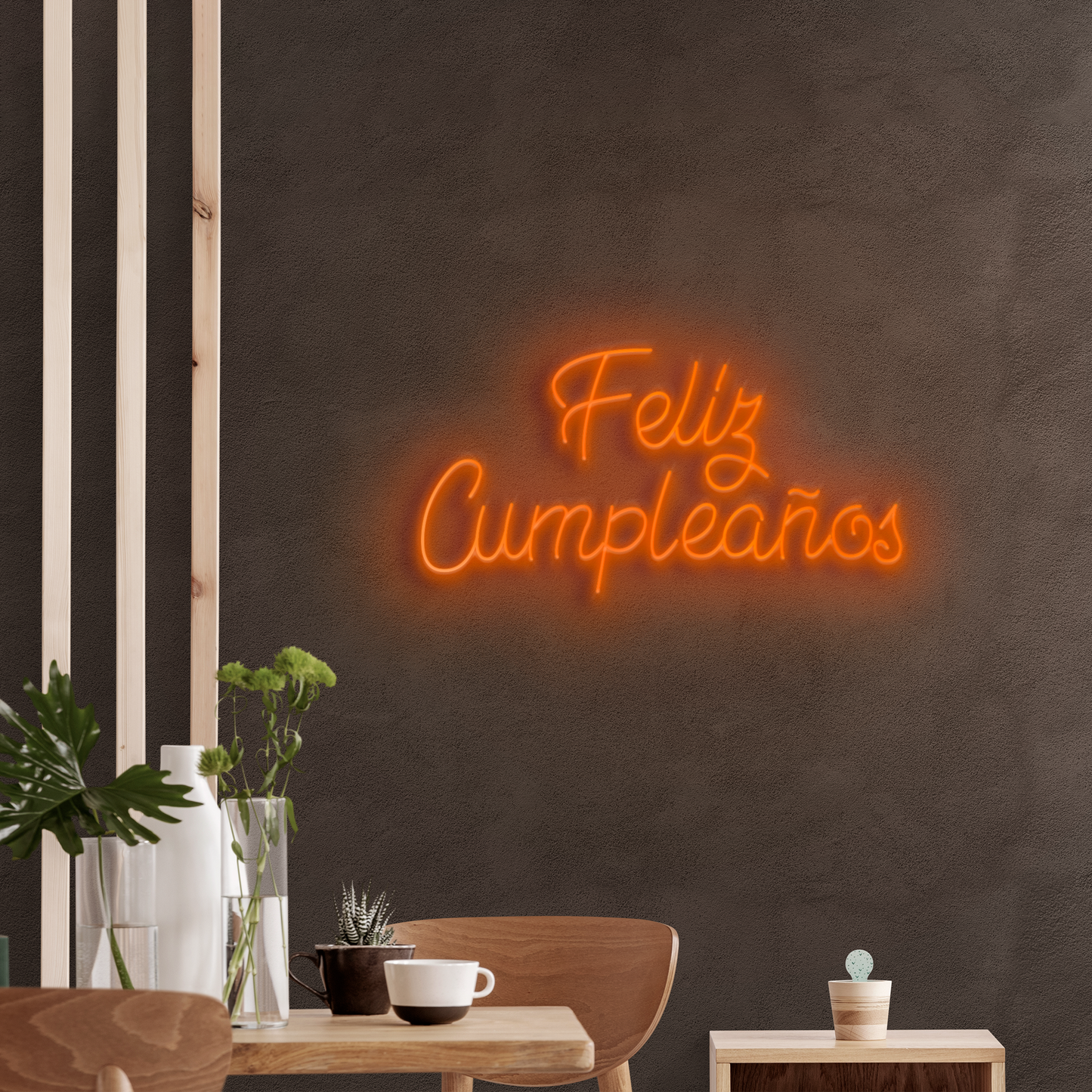 Feliz Cumpleaños en Neón LED