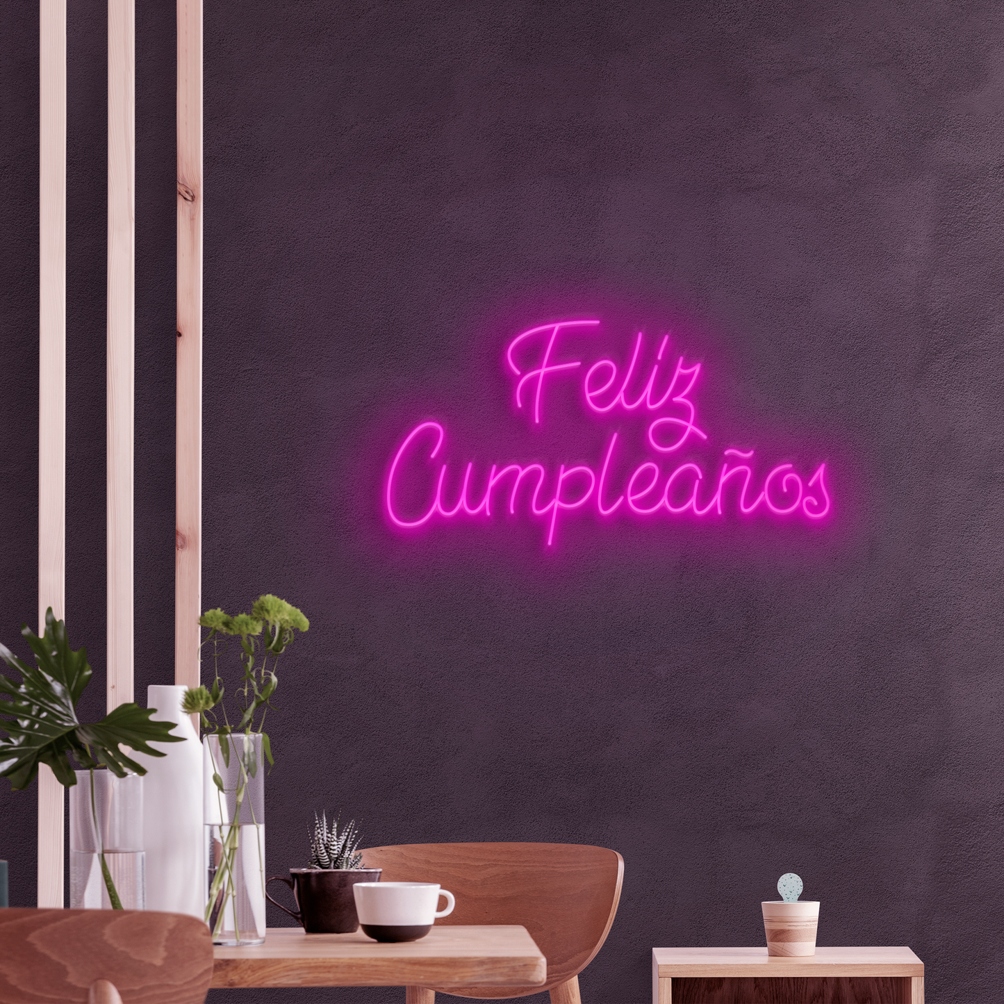 Feliz Cumpleaños en Neón LED