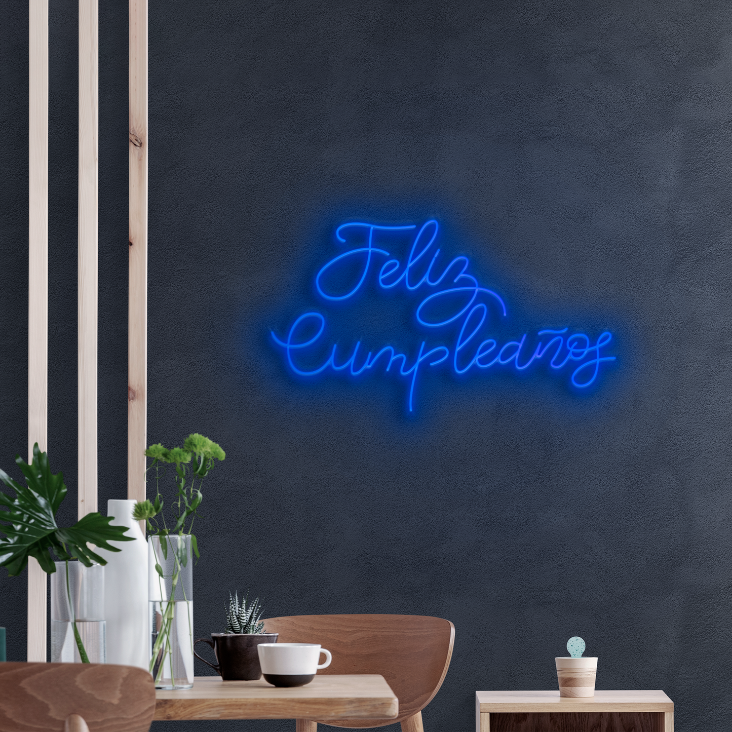 Feliz cumpleaños en Neón LED