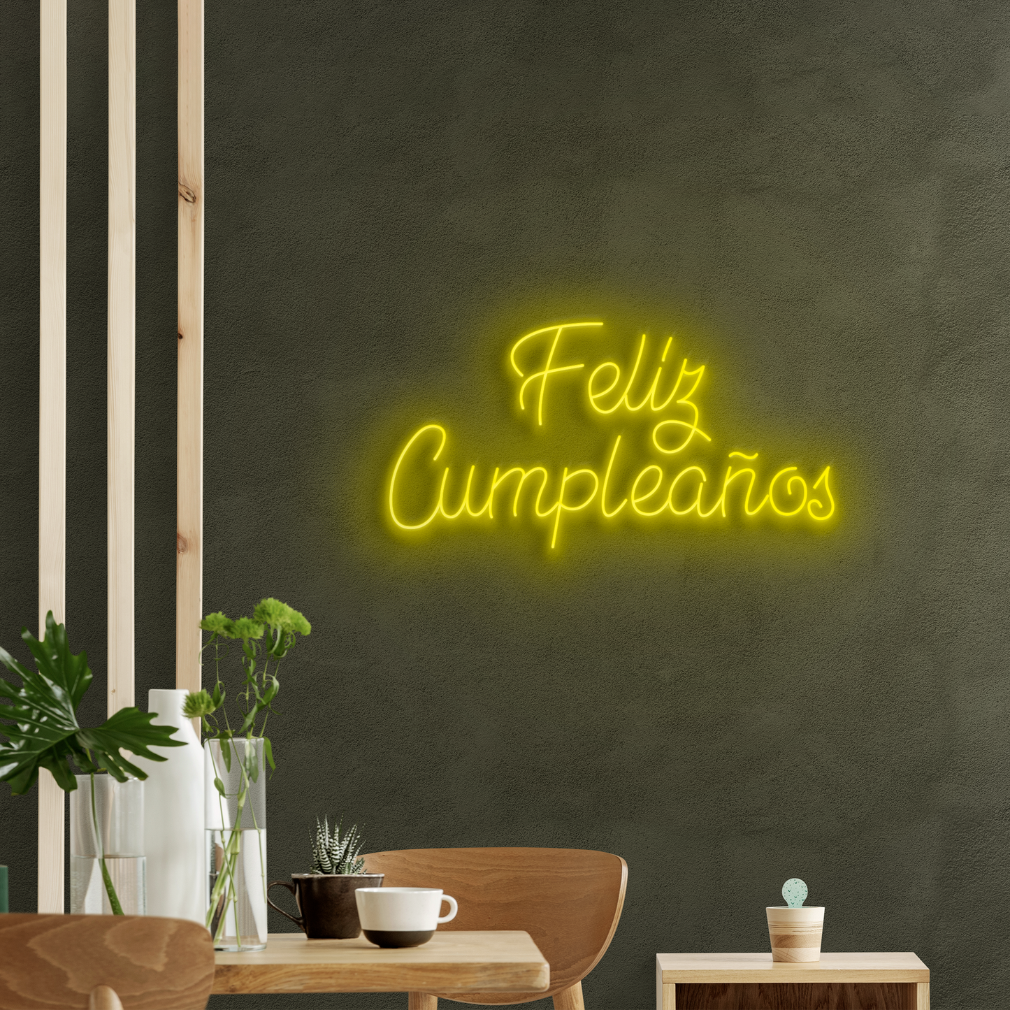 Feliz Cumpleaños en Neón LED