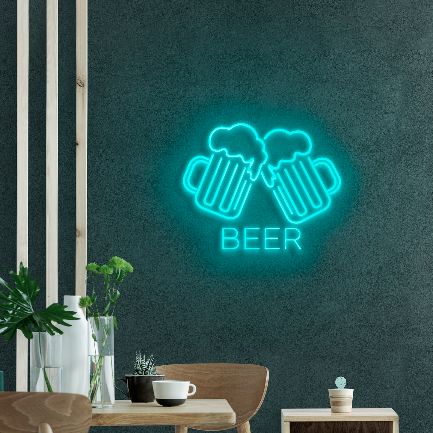 Neón LED Jarras de cerveza