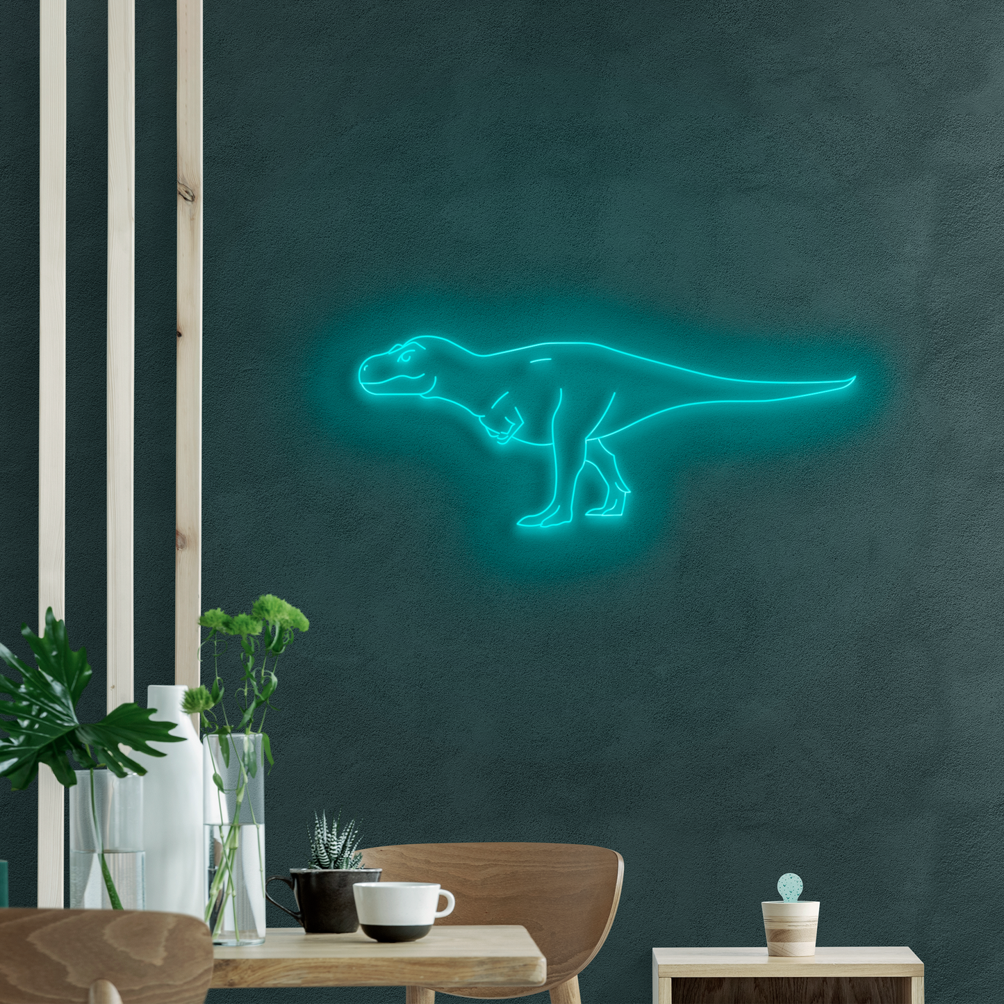 Neón LED Tiranosaurio Rex