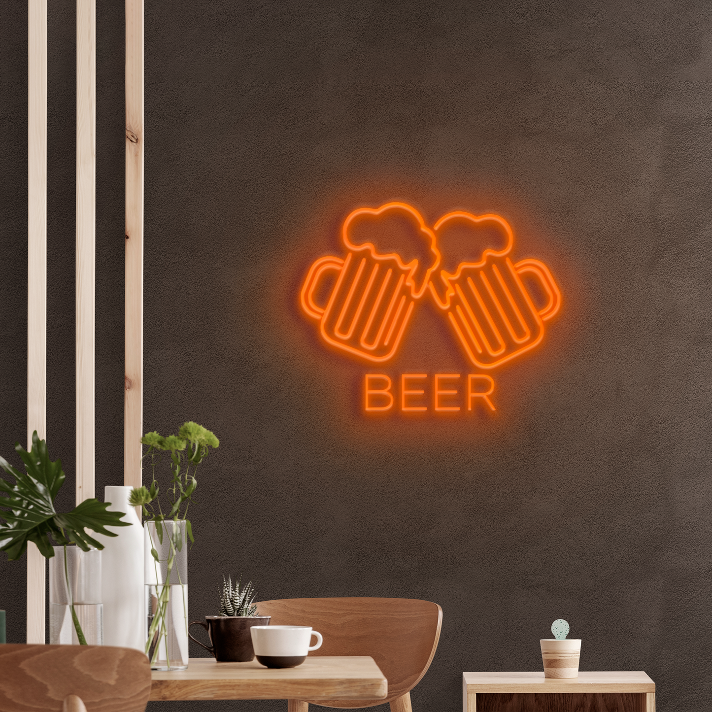 Neón LED Jarras de cerveza