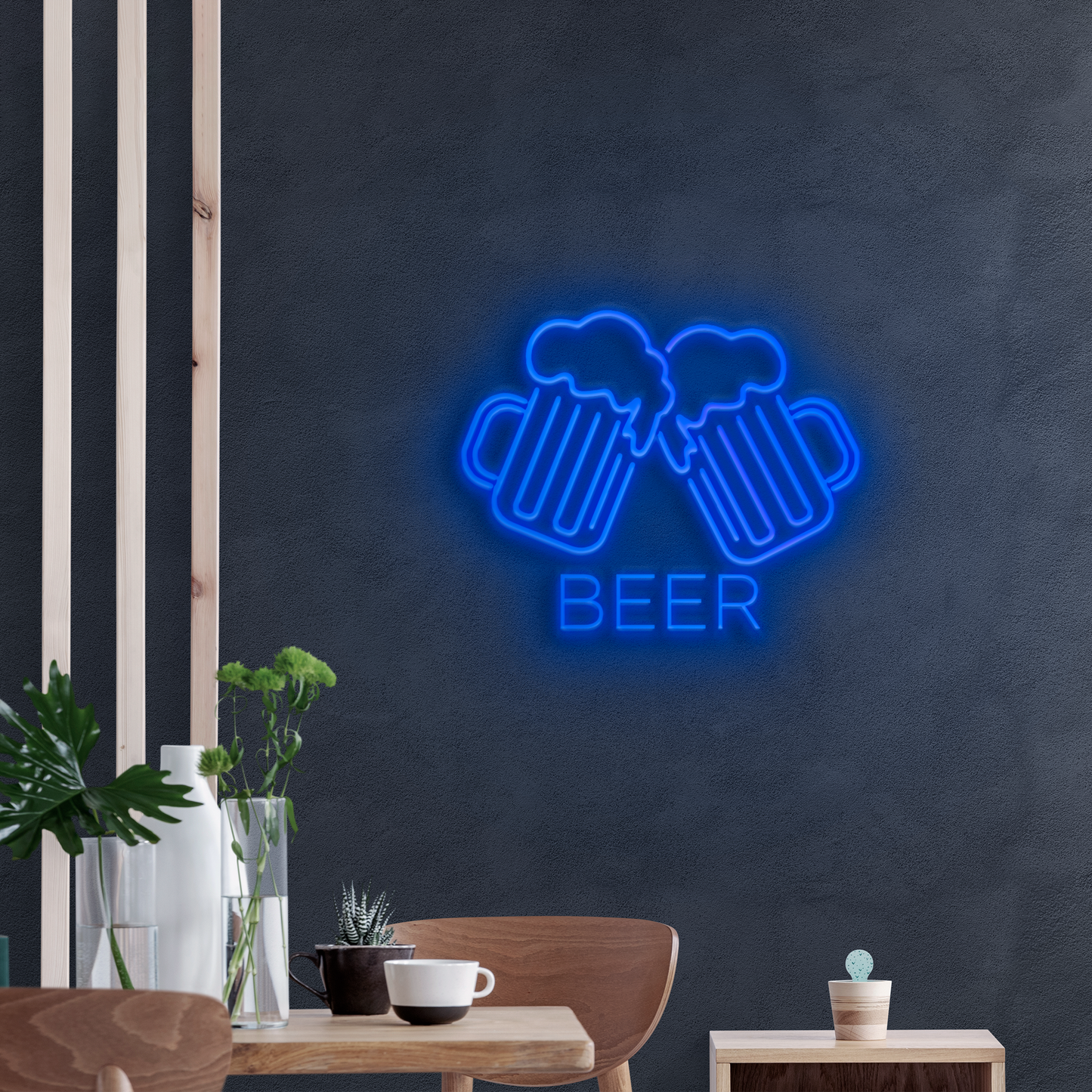 Neón LED Jarras de cerveza