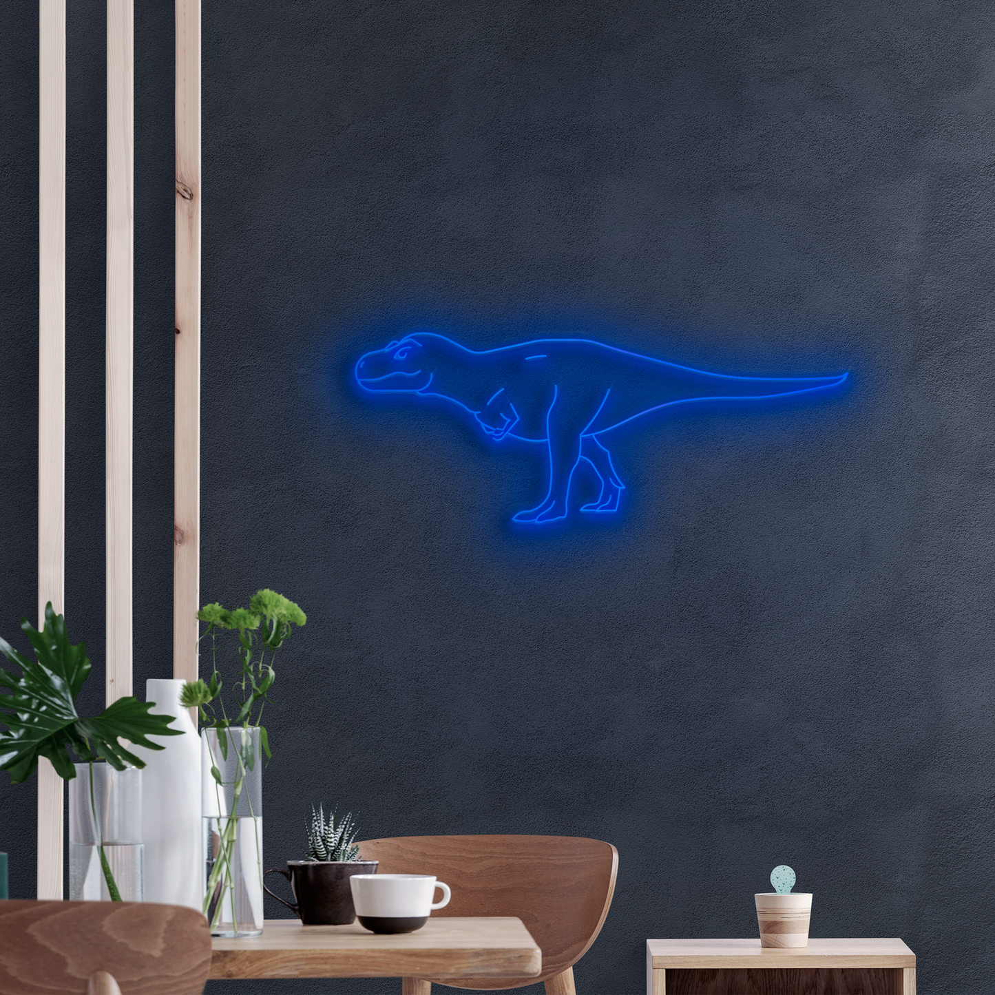 Neón LED Tiranosaurio Rex