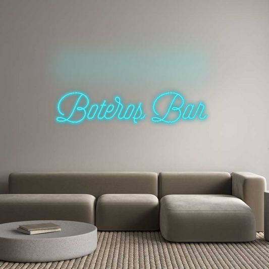 Custom Neon: Boteros Bar