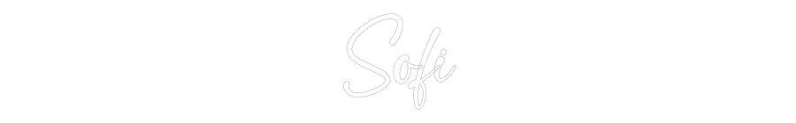 Custom Neon: Sofi