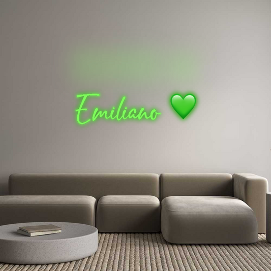 Custom Neon: Emiliano 💚