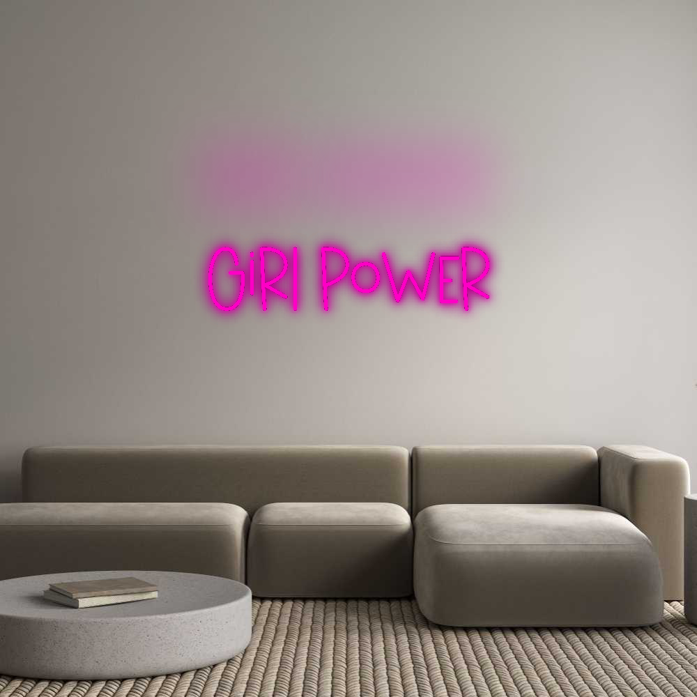 Custom Neon: Girl power