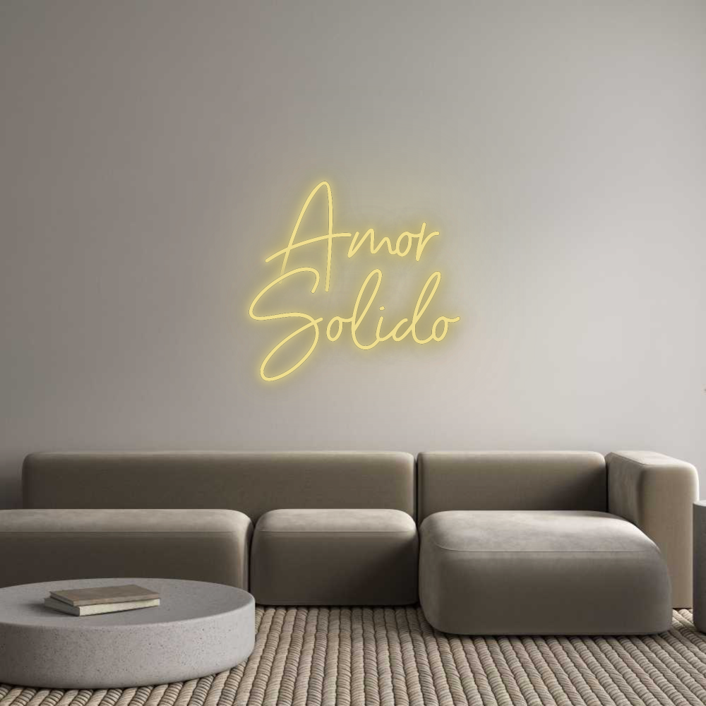 Custom Neon: Amor
Sólido