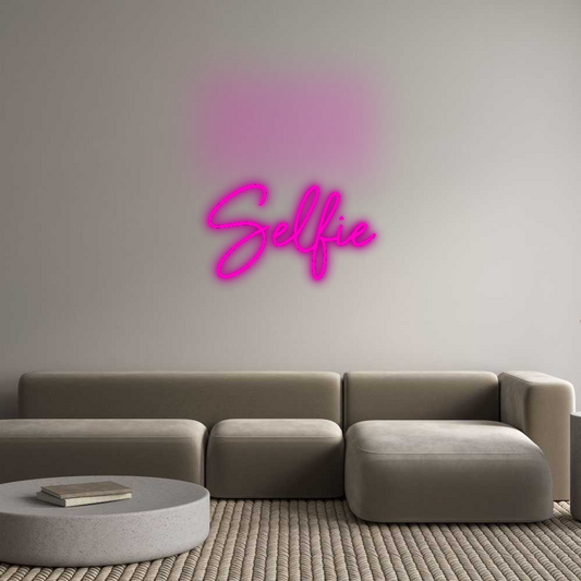 Custom Neon: Selfie