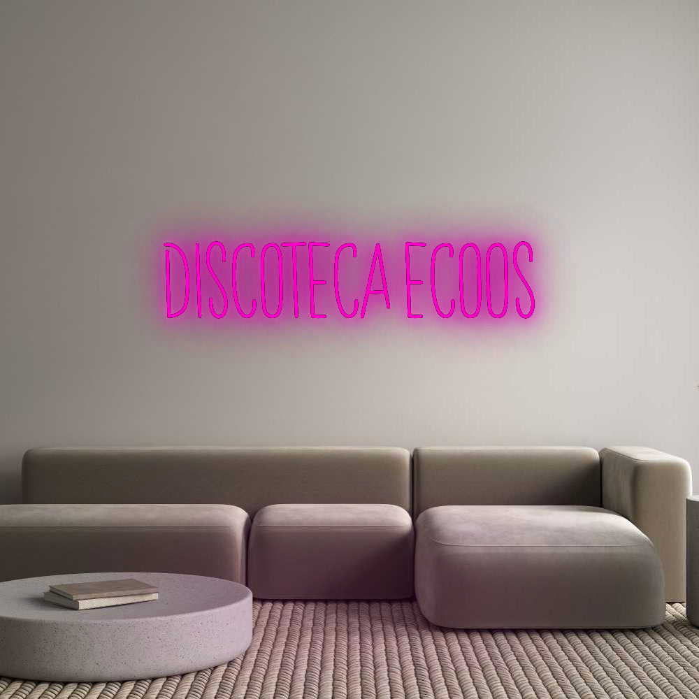 Custom Neon: Discoteca ecoos