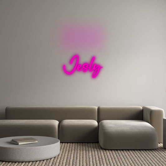 Custom Neon: Jesly