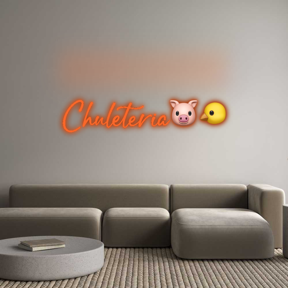 Custom Neon: Chuleteria🐷🐤