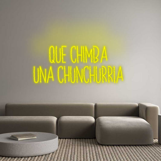 Custom Neon: Que chimba 
...