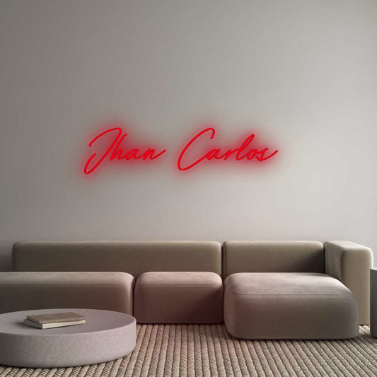 Custom Neon: Jhan Carlos