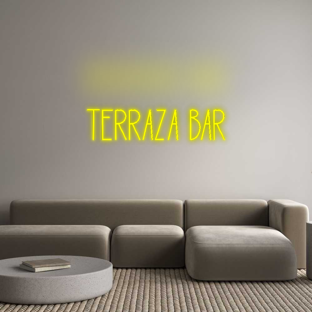 Custom Neon: Terraza bar