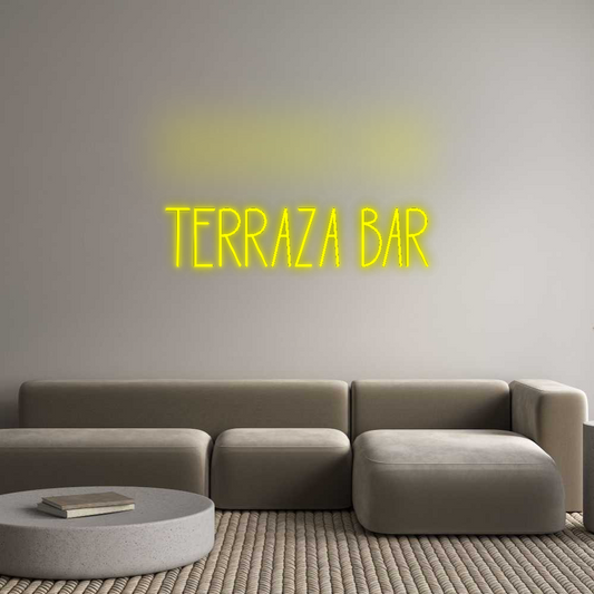 Custom Neon: Terraza bar