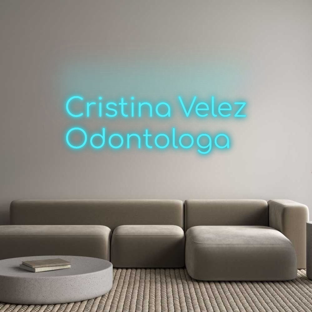 Custom Neon: Cristina Vele...