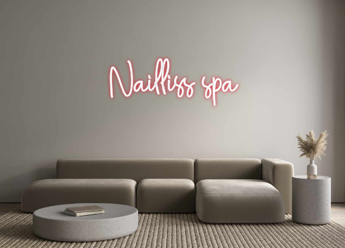 Custom Neon: Nailliss spa