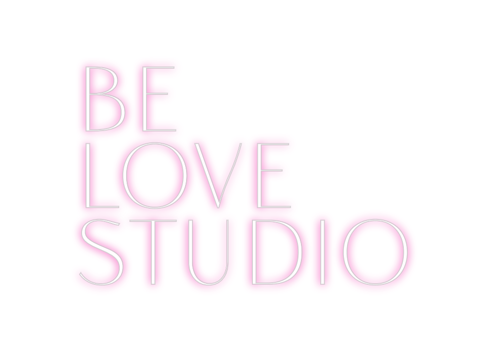 Custom Neon: Be 
Love
 Stu...