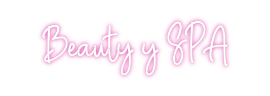 Custom Neon: Beauty y SPA