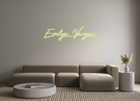 Custom Neon: Evelyn Vargas