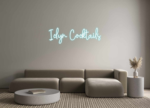 Custom Neon: Iclyn Cocktails